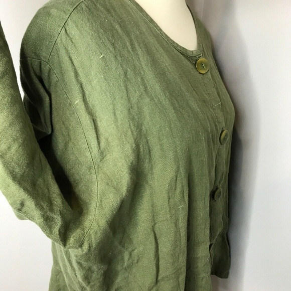 Flax by Jeanne Engelhart Linen Blouse - Picture 5 of 8
